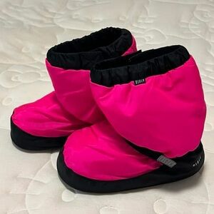 Pink and Black Booties